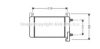 PRASCO AU3130 Oil Cooler, engine oil